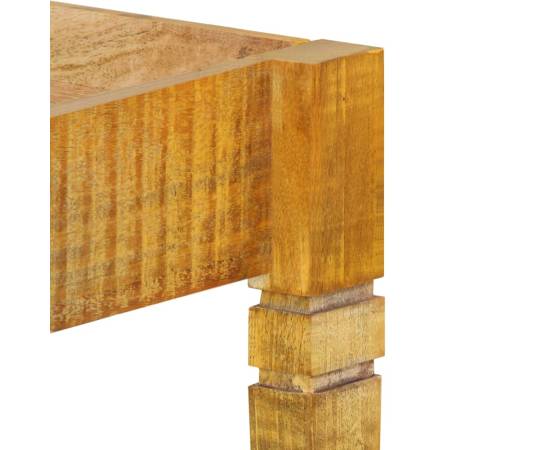 Cadru de pat, 160 cm, lemn masiv de mango, 5 image