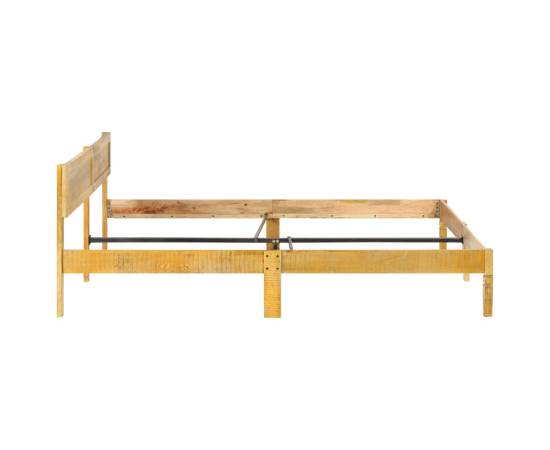 Cadru de pat, 160 cm, lemn masiv de mango, 4 image