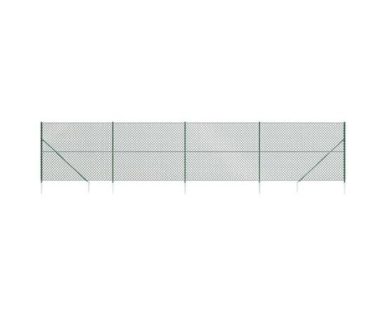 Gard plasă de sârmă cu țăruși de fixare, 2x10 m, 2 image