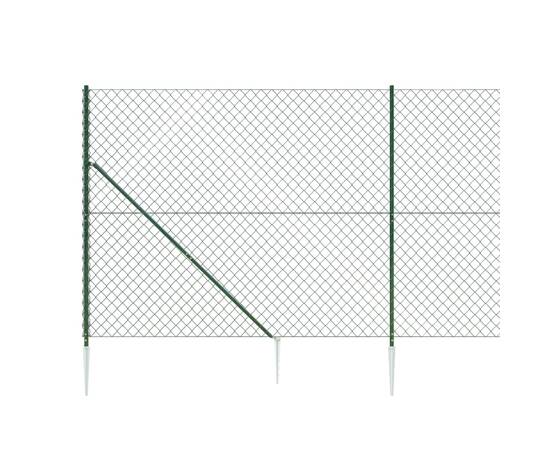 Gard plasă de sârmă cu țăruși de fixare, 2x10 m, 4 image