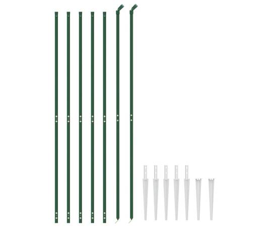 Gard plasă de sârmă cu țăruși de fixare, 2x10 m, 3 image