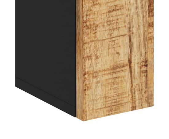 Dulap de perete de baie, 38x33x48 cm, lemn masiv de mango, 10 image