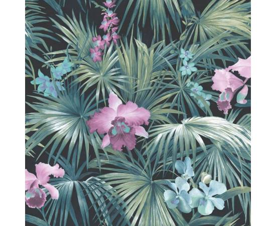 Noordwand tapet „tropical flowers”, verde