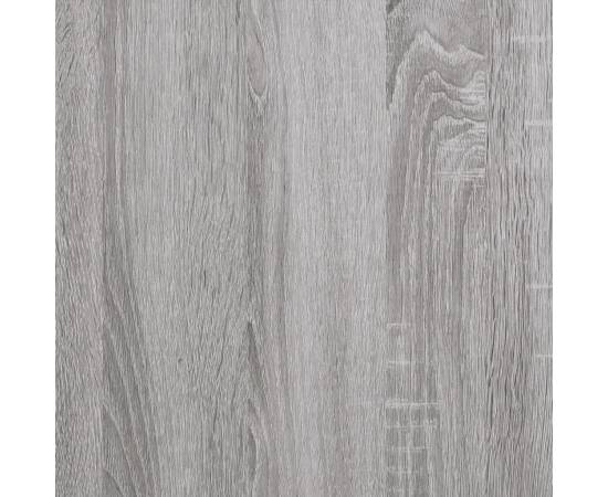 Noptieră, gri sonoma, 30x60x60 cm, lemn prelucrat, 9 image