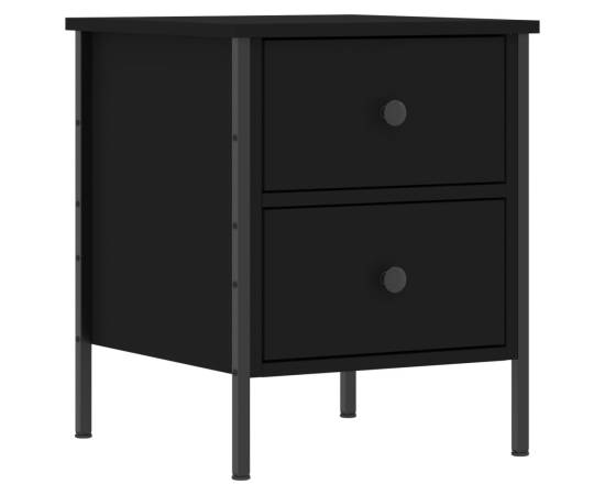 Noptieră, negru, 40x42x50 cm, lemn compozit, 2 image