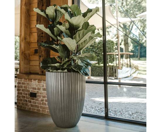 Capi vas de plante urban tube elegant, gri închis, 55x73 cm, mic, 4 image