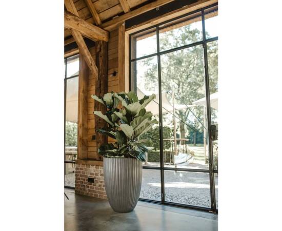 Capi vas de plante urban tube elegant, gri închis, 55x73 cm, mic, 2 image