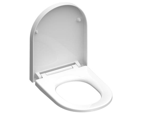 SchÜtte capac de toaletă duroplast „white”, în formă de d