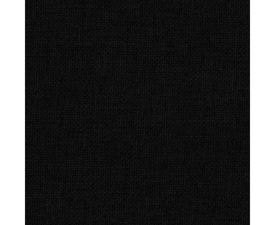 Pat de câini, negru, 90x53x30 cm, material textil, 6 image