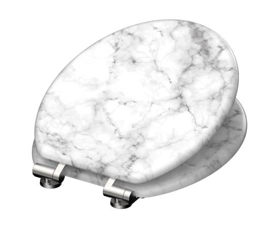SchÜtte scaun de toaletă cu închidere silențioasă „marmor stone”, 4 image