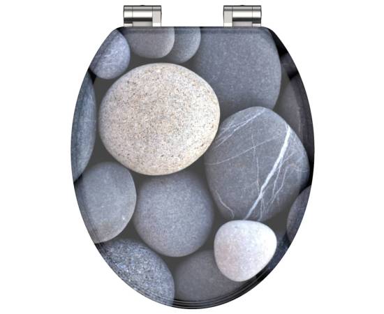 SchÜtte scaun de toaletă cu închidere silențioasă "grey stone", 3 image