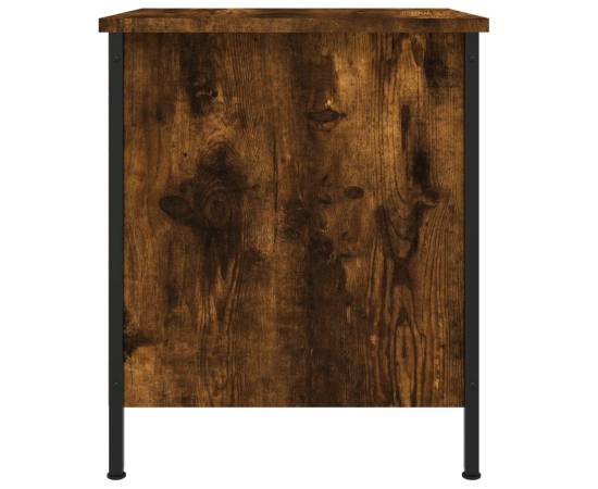 Noptieră, stejar fumuriu, 40x42x50 cm, lemn compozit, 7 image