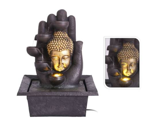 Progarden fântână „buddha”, 30x24x40 cm, 2 image