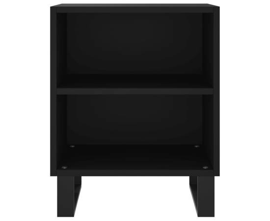 Noptieră, negru, 40x30x50 cm, lemn compozit, 4 image