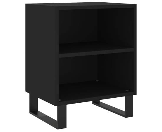 Noptieră, negru, 40x30x50 cm, lemn compozit, 2 image