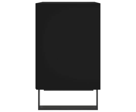 Noptieră, negru, 40x30x50 cm, lemn compozit, 5 image
