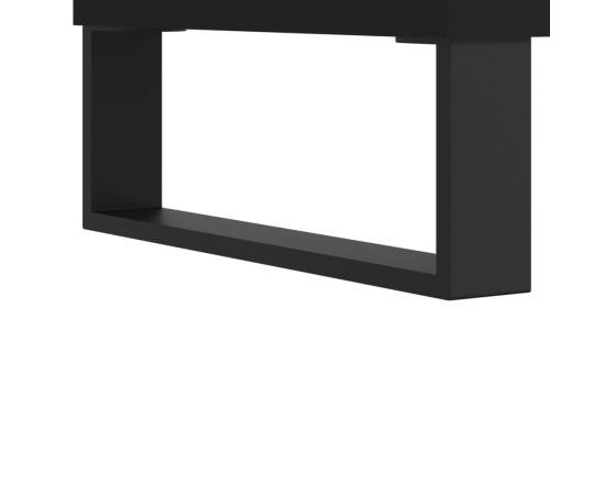 Noptiere, 2 buc., negru, 40x30x50 cm, lemn compozit, 8 image