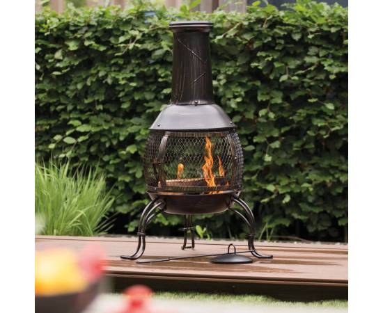 Redfire vatră de foc „sauda”, bronz, oțel, 4 image