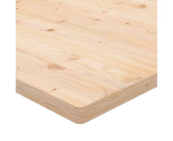 Blat de masă, 90x90x2,5 cm, lemn masiv de pin, pătrat, 5 image