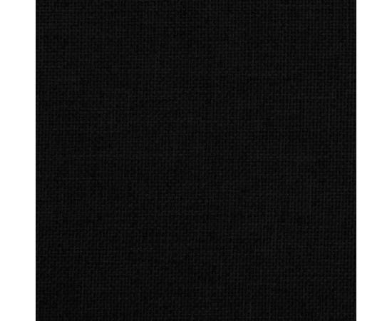 Pat de câini, negru, 70x52x30 cm, material textil, 6 image