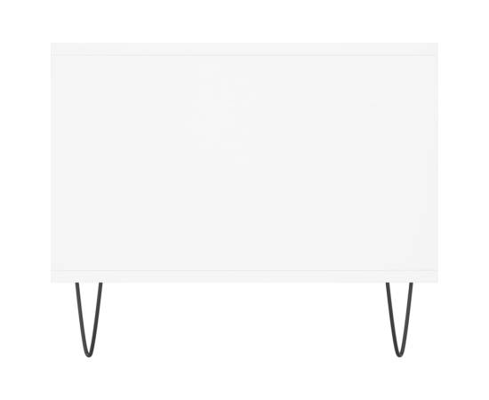 Măsuță de cafea, alb, 102x50x40 cm, lemn compozit, 7 image