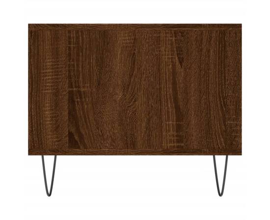 Măsuță de cafea, stejar maro, 102x50x40 cm, lemn compozit, 7 image