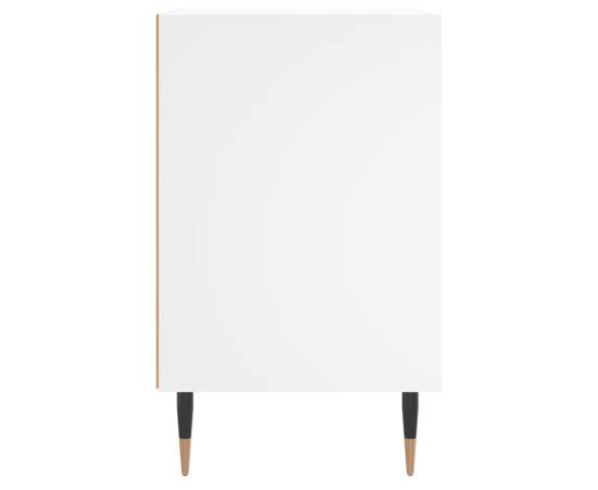 Noptieră, alb, 40x30x50 cm, lemn compozit, 5 image