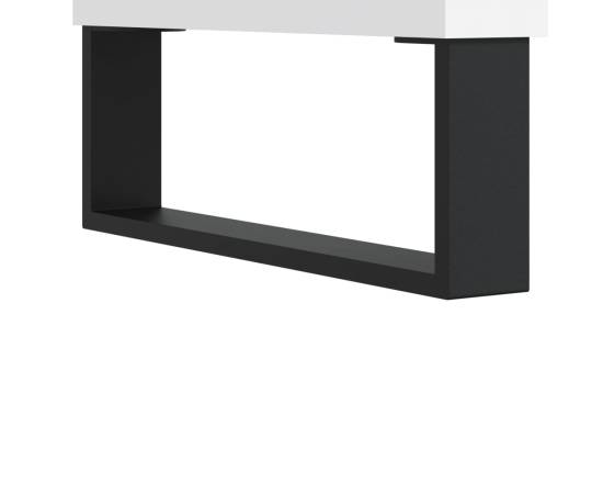 Noptiere, 2 buc, alb, 40x30x50 cm, lemn compozit, 8 image