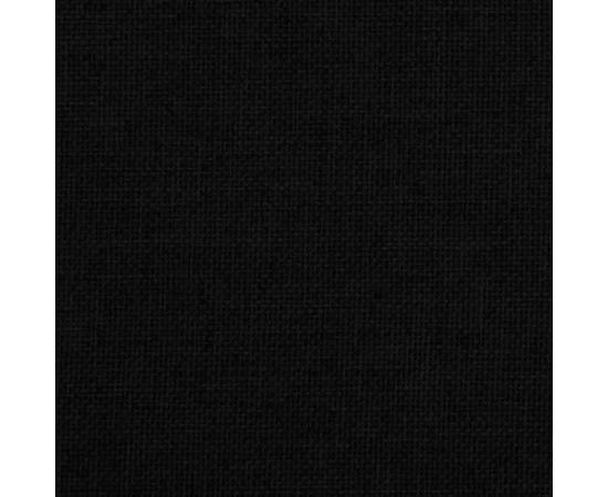 Pat de câini, negru, 50x40x30 cm, textil, 6 image