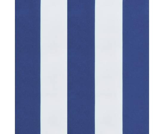 Pernă de paleți, albastru/alb, 80x40x12 cm, textil, dungi, 9 image
