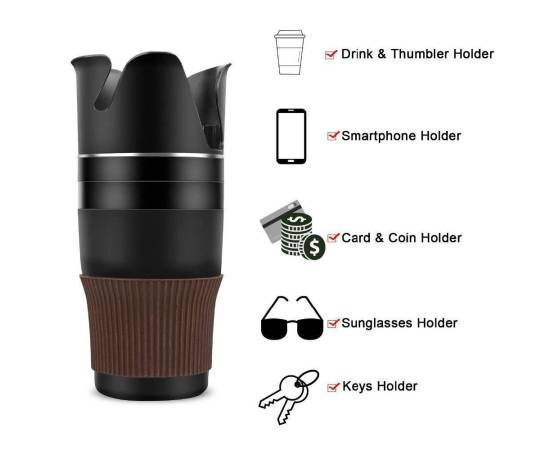 Suport pahar Multifunctional 5-in-1, Smart Cup, 4 image