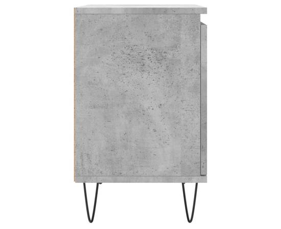 Noptieră, gri beton, 40x30x50 cm, lemn compozit, 7 image