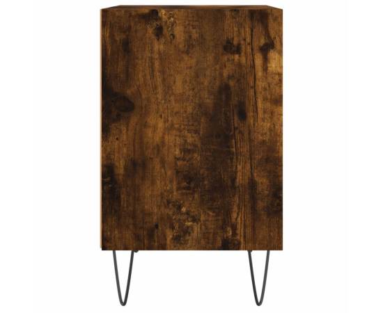 Noptieră, stejar fumuriu, 40x30x50 cm, lemn compozit, 5 image