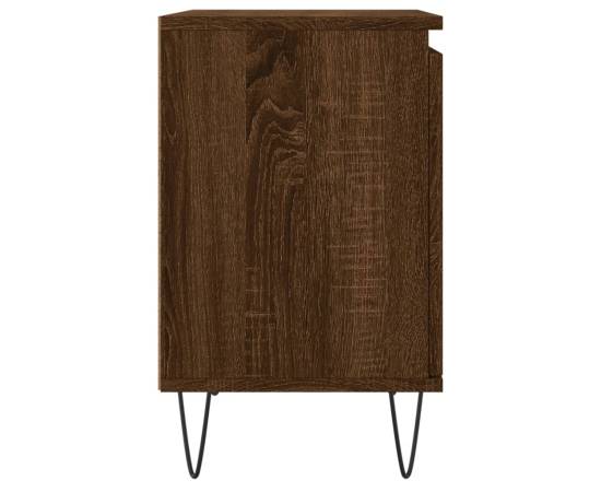 Noptieră, stejar maro, 40x30x50 cm, lemn compozit, 7 image