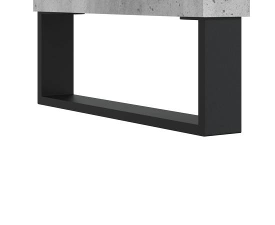 Noptiere, 2 buc., gri beton, 40x30x50 cm, lemn compozit, 10 image