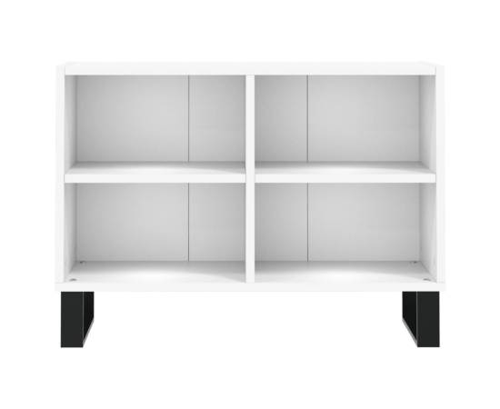 Comodă tv, alb, 69,5x30x50 cm, lemn compozit, 4 image