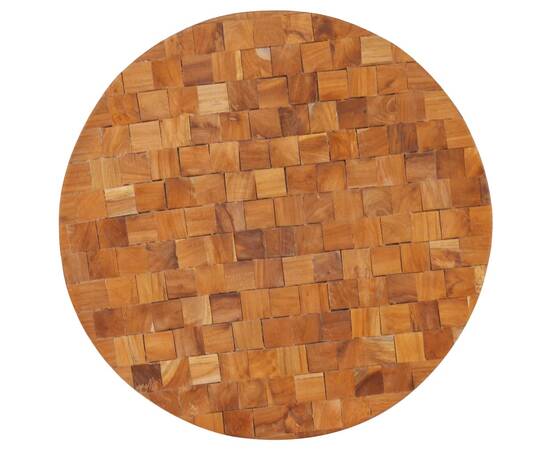Măsuță de cafea, 60 x 60 x 35 cm, lemn masiv de tec, 5 image