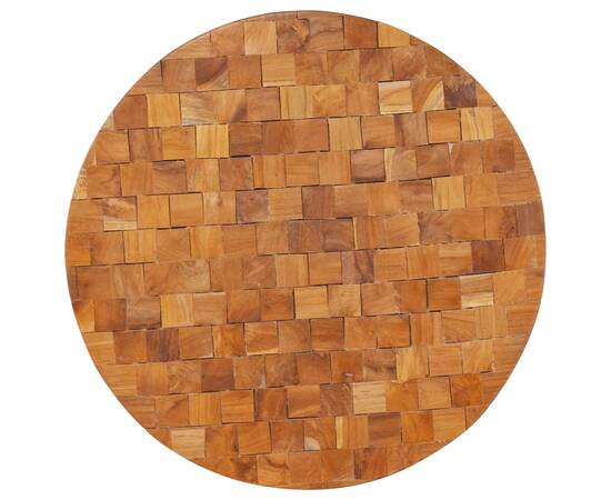 Măsuță de cafea, 60 x 60 x 35 cm, lemn masiv de tec, 4 image