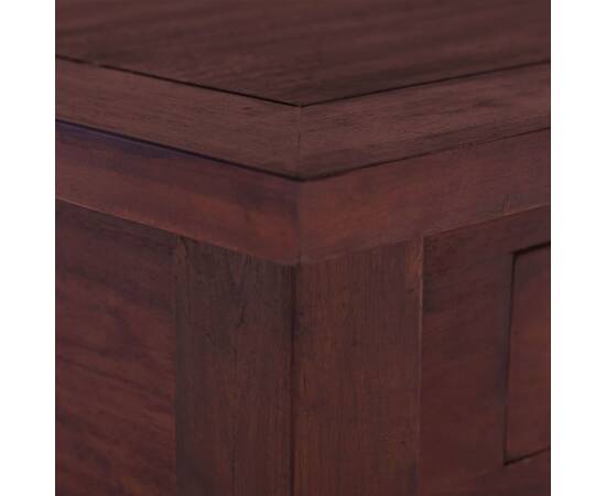 Masă de cafea, maro clasic, 68 x 68 x 30 cm, lemn masiv mahon, 3 image