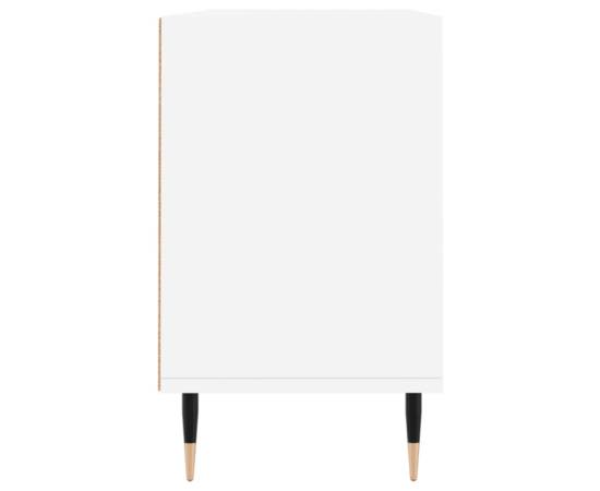 Comodă tv, alb, 103,5x30x50 cm, lemn compozit, 5 image