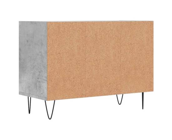 Comodă tv, gri beton, 69,5x30x50 cm, lemn compozit, 6 image