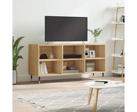 Comodă tv, stejar sonoma, 103,5x30x50 cm, lemn compozit