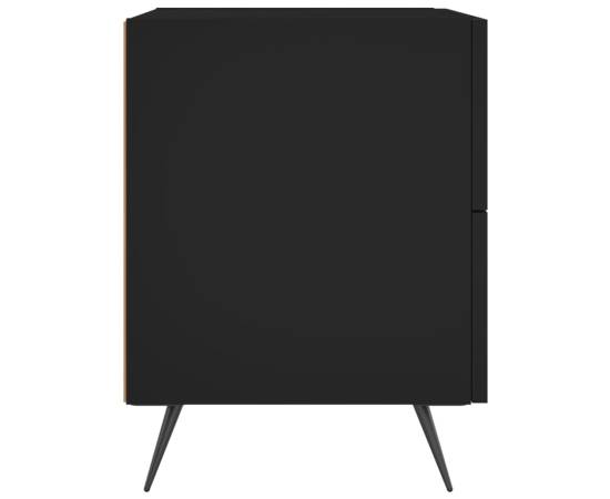 Noptieră, negru, 40x35x47,5 cm, lemn compozit, 5 image