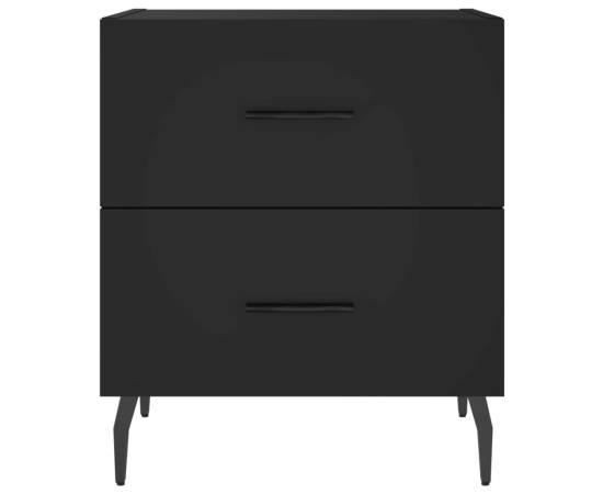 Noptiere, 2 buc., negru, 40x35x47,5 cm, lemn compozit, 6 image