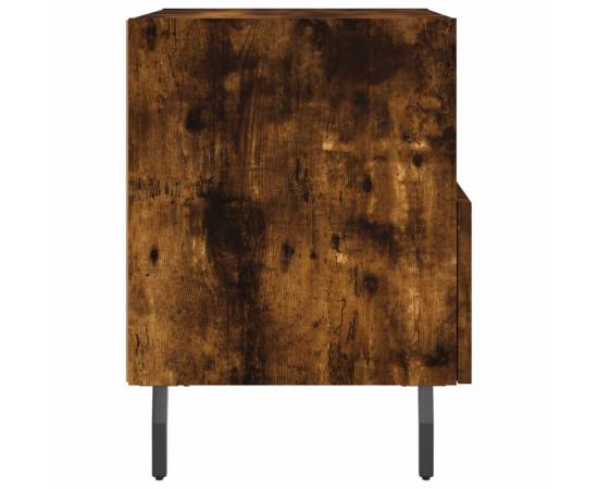 Noptiere, 2 buc., stejar fumuriu, 40x35x47,5 cm, lemn compozit, 8 image