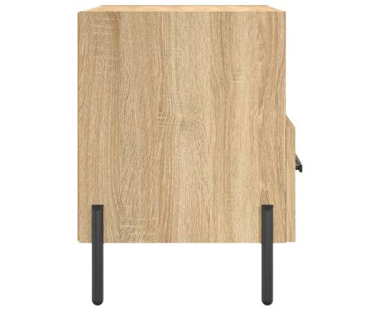 Noptiere, 2 buc., stejar sonoma, 40x35x47,5 cm, lemn compozit, 8 image