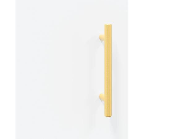 Noptieră, alb, 40x40x50 cm, lemn compozit, 10 image