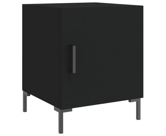 Noptieră, negru, 40x40x50 cm, lemn compozit, 2 image