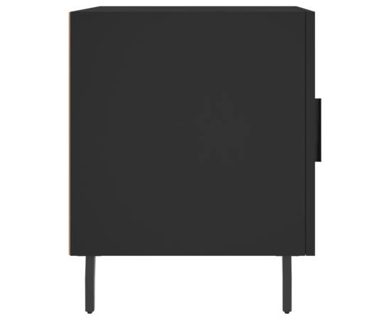 Noptieră, negru, 40x40x50 cm, lemn compozit, 7 image
