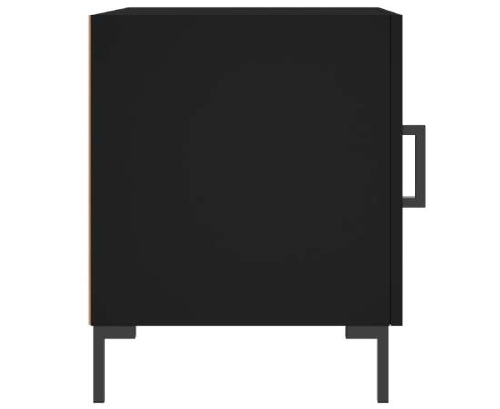 Noptieră, negru, 40x40x50 cm, lemn compozit, 5 image